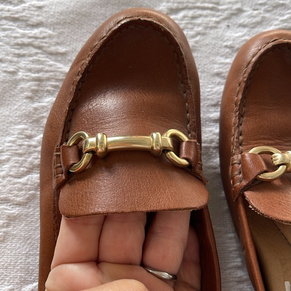 Born leather flats size 6 gold buckle - Picture 9 of 13